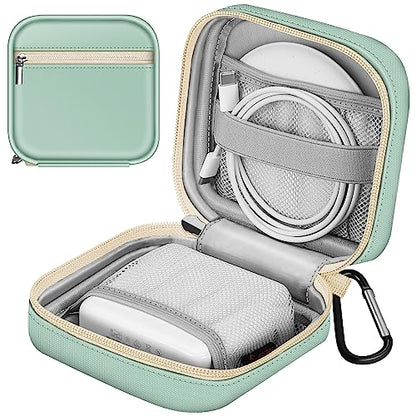 FINPAC Charger Case for MacBook, Small Electronic Organizer Pouch Bag - color: Light Green