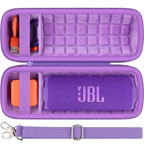 Hard Case for JBL Flip 7 Portable Wireless Bluetooth Speaker - color: Purple Case