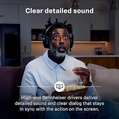 Sennheiser RS 255 TV Headphones + Transmitter Bundle Virtual Surround Sound - style: Headphone/Transmitter Bundle