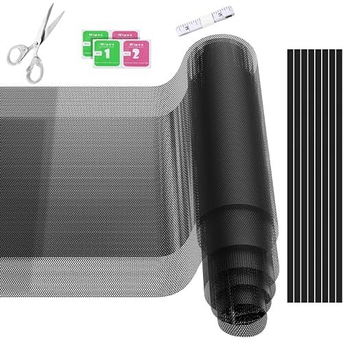 [2Pack] 1200x300mm DIY PC Case Dust Mesh Filter for Computer Case,Vent Dust Filter Cover PVC Case DustProof Filter Cover,PC Mesh Grill with Magnetic Stripe Computer Cooler Fan Dust Filter for PC Case