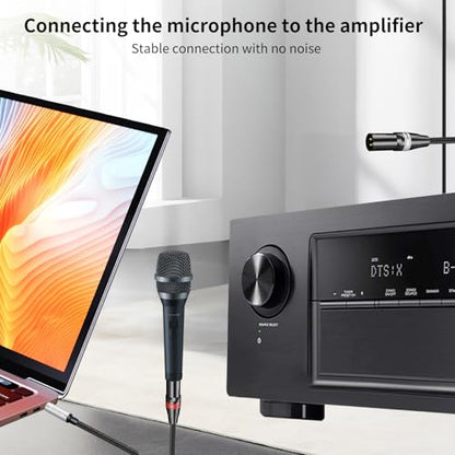 RIVIERA Audio Cable 1/8" TRS 3.5mm Stereo to Dual XLR Male, 20FT/6M - color: 1/8 to Dual XLR Male, size: 20 Feet