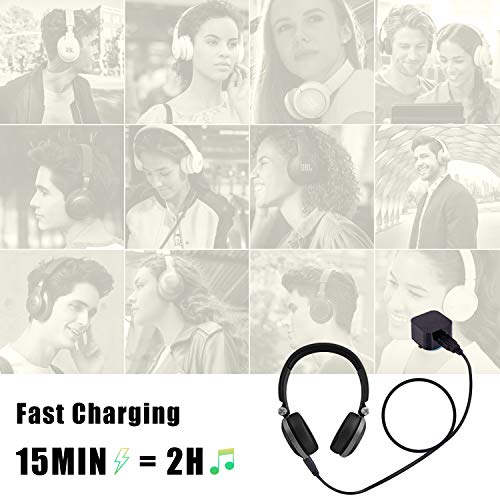 Ancable USB to 2.5mm Male, Headphone Charger Cable for JBL Synchros E30 E40BT E45BT E50BT EB40 S400BT S400 S500 S700 J56BT Wireless Headphones Replacement Charging Cable