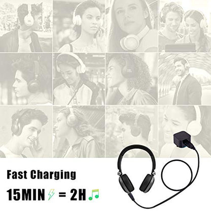 Ancable USB to 2.5mm Male, Headphone Charger Cable for JBL Synchros E30 E40BT E45BT E50BT EB40 S400BT S400 S500 S700 J56BT Wireless Headphones Replacement Charging Cable