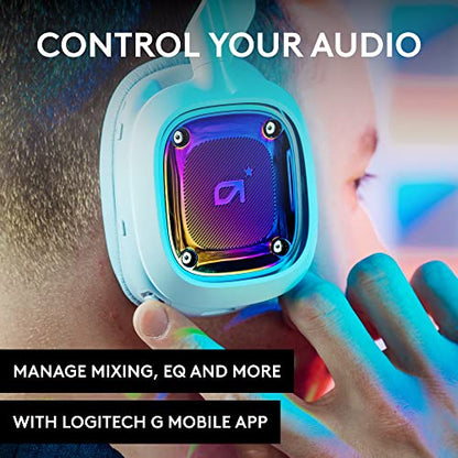 Logitech G Astro A30 Lightspeed Wireless Gaming Headset, Xbox - White | Bluetooth Enabled, Dolby Atmos, Detachable Boom, 27h Battery, USBC Charging, for Xbox, PS5, PS4, Nintendo Switch, PC, Android - color: White