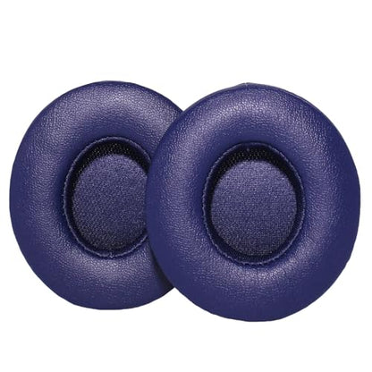 Replacement Ear Pads for Beats Solo 2/3 On-Ear Headphones - Academy Blue | Fit for Beats Solo 2/3 Wired/Wireless A1796/B0534, Xinyuekj Protein Leather Cushions, (Not Fit Beats Studio, Solo HD, Solo 4) - color: Academy Blue