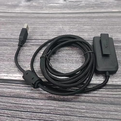 External Stereo Sound Card USB to 3.5mm Headphone Microphone Jacks for Cloud2 7.1 Headsets Stereo Sound Adapters Remote Control for Headset