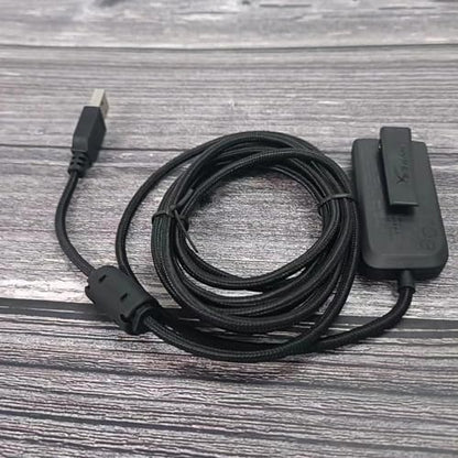External Stereo Sound Card USB to 3.5mm Headphone Microphone Jacks for Cloud2 7.1 Headsets Stereo Sound Adapters Remote Control for Headset