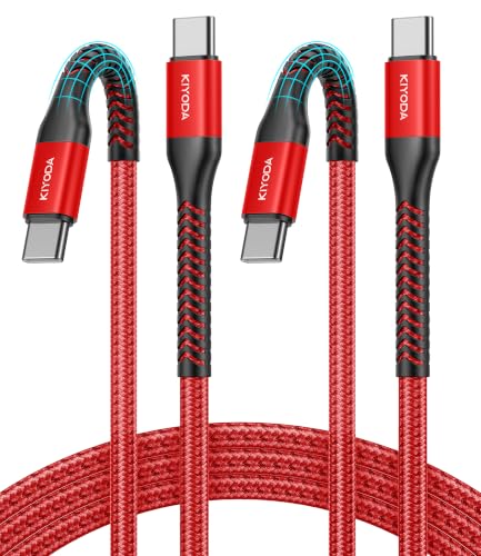 USB to USB C Cable 3A Fast Charging 3FT USB A to USB C Cable for CarPlay | 2Pack Super Durable USB Type C iPhone Charger USBC Cord for iPhone 17/16/15/Pro Max, Samsung Galaxy S26 and More-Grey - color: Red, size: 3FT, style: USB C to USB C