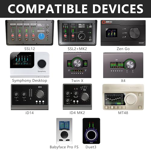Musiin Audio Interface Stand compatible with SSL2+ MK2,ID14 MK2,Apollo X4 - color: White