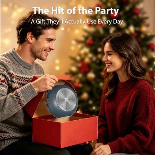 Passau 30W Portable Bluetooth Speaker with Deep Bass, Handle, 24H Play - color: Cyan