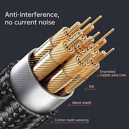 mcdodo AUX Cord Cable for iPhone Lightning to 3.5 mm Audio Cable for Car/Headphone/Speaker Compatible with iPhone 14 13 12 11 Pro Max Mini XR XS 8 iPad iPod