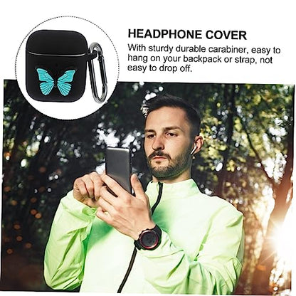 STOBOK 2pcs Earphone Case Charging Slot Silicone Cover Buckle for Easy Attachment