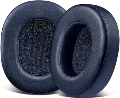 SOULWIT Replacement Earpads for Skullcandy Hesh 3/ANC/Evo & Crusher Wireless/540/ANC/Evo & Venue ANC Over-Ear Headphones, Ear Pads Cushions with Protein Leather, Noise Isolation Foam - Navy Blue - color: Navy Blue