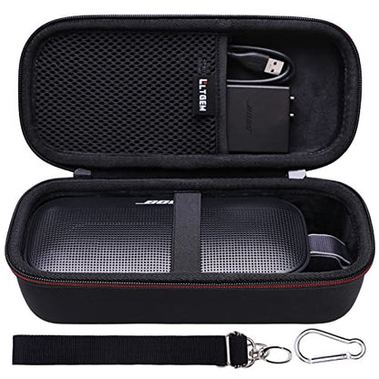 LTGEM Hard Case Compatible with Bose SoundLink Flex 2nd Gen/SoundLink Flex Bluetooth Portable Speaker,Black (Case Only) | Hard Carrying Travel Case for Bose SoundLink Flex 2nd Gen Bluetooth Portable Speaker - color: Black