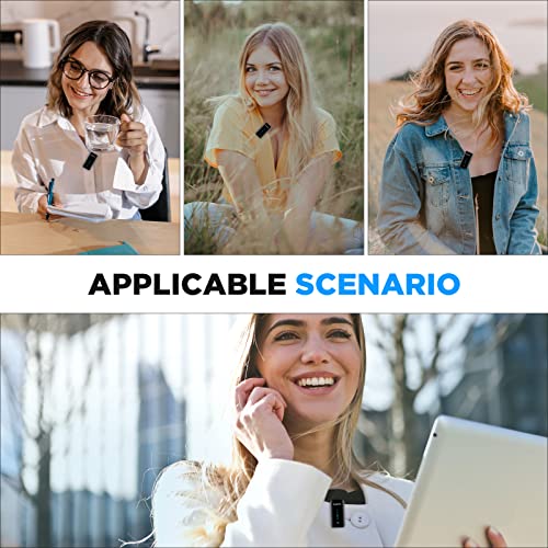 BOYA BY-XM6 S3 Wireless Lavalier Microphone for iPhone iPad, Plug Play Lapel Lav Mic for Video Recording YouTube Facebook Live Stream Podcast Interview Vlog - size: Lightning(RXD+TX)