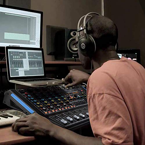 Pyle 4-Channel Bluetooth Studio Audio Mixer-DJ Sound Controller Interface with USB Drive for PC Recording Input, XLR Microphone Jack,48V Power,Input/Output for Professional and Beginners - PMXU46BT - style: 4 Channel Pro