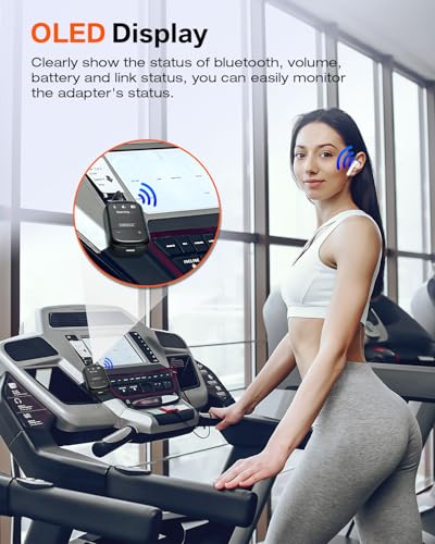Airplane Bluetooth Wireless Adapter w/aptX Adaptive for 2Headphones/AirPods