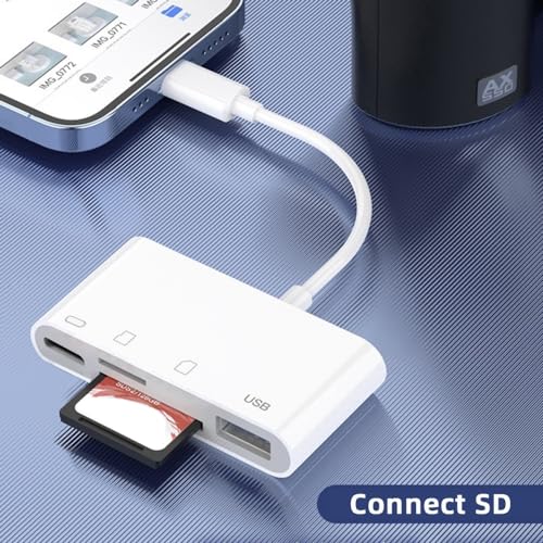 CY USB 2.0 Type C USB-C to TF Micro SD SDXC USB Female Card Reader PD 27W Adapter for Laptop Tablet Phone - style: SD+TF+USB+PD