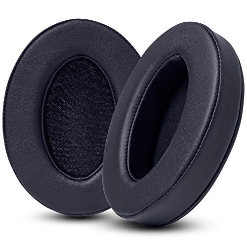 WC Wicked Cushions PadZ - Thick & Soft Ear Pads for ATH M50X / M40X / SteelSeries Arctis/HyperX Cloud & Alpha/Logitech G Pro X/Compatible with Over 50 Headphones | Black - color: Black
