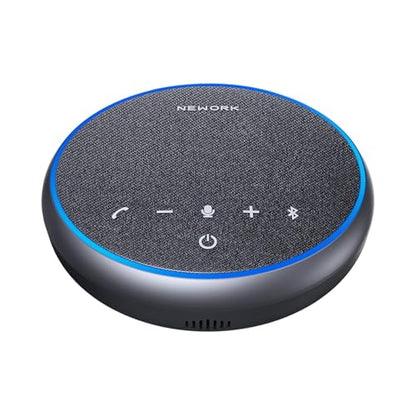 FreeChat Conference Speakerphone, 3 AI Mics 360 Voice Pickup | Smart Noise Cancelling, Portable Speaker for Video Calls, Home Office & Small Team Meetings - color: FreeChat 101(3 Mics)