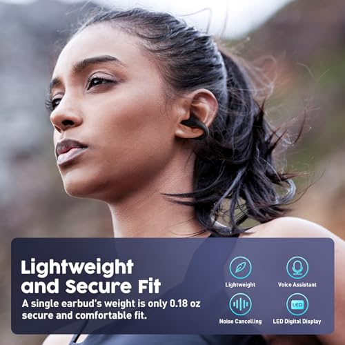 Ultra Open Ear Earbuds Bluetooth 5.3 + Armband Phone Holder
