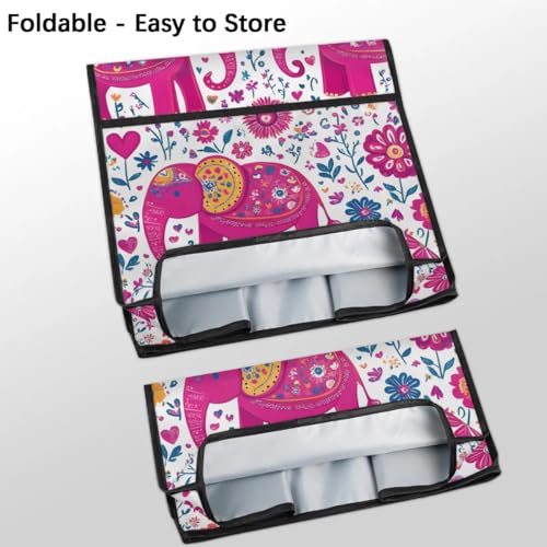 Stand Mixer Cover Compatible with KitchenAid Mixer 6/7/8 Quart with Pockets for Kitchen Aid Accessories and Attachments, Water-Resistant Quilted Polyester - color: Elephant