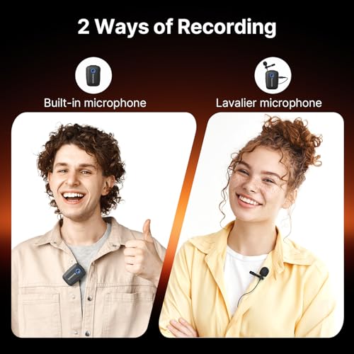 Saramonic Blink 500 T4 4-Channel Wireless Lavalier Microphone System, 4 Transmitters 1 Receiver, 328ft Range, 24-bit/48kHz, Noise Reduction Lapel Mic for iPhone Android Camera DSLR Podcast Interview