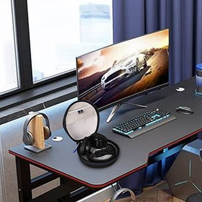 Tourmate Hard Travel Case for M-Audio HDH40 Over Ear Headphones/SteelSeries Arctis 3 Console - Stereo Wired Gaming Headset/Turtle Beach Recon Spark Gaming Headset, Protective Carrying Storage Bag