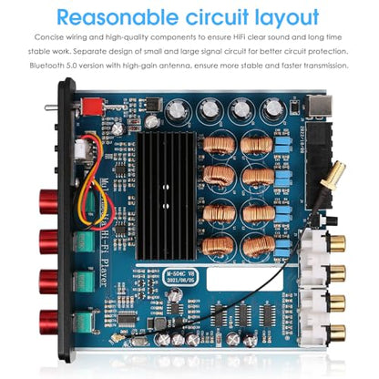 4 Channel Bluetooth Amplifier, 50W x 4 Audio Power Amp, Hi-Fi Home Stereo Speaker Receiver [Douk Audio M4]