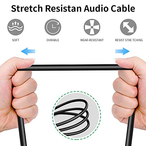 1/8 to XLR Male Cable,Balanced 3.5mm(1/8 inch) Female Stereo TRS Mini Jack to XLR Male Audio Converter Adapter Cable - 3.3 feet/1 m - size: 3.3 Feet
