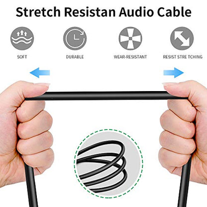 1/8 to XLR Male Cable,Balanced 3.5mm(1/8 inch) Female Stereo TRS Mini Jack to XLR Male Audio Converter Adapter Cable - 3.3 feet/1 m - size: 3.3 Feet