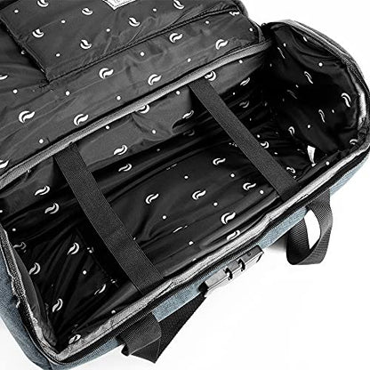 Skunk Duffle bag Medium 16"- Smell Proof - With combo lock (Gray, 16"x7.5") - color: Gray