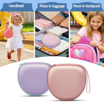 Kids Headphones Case for Folding Headphone, Black (Case Only) | Compatible with iClever BTH12/HS19/BTH26/JoySpark-T5/Candy Bila BH03/EarFun/IMYB/MIDOLA MD-B01/noot Products Kids Headphones - color: Black