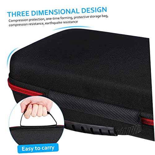 Microphone Storage Case Box with Padded Sponge Covers and Anti-slip Rings Zipper Closure Shock-resistant Design Durable Protection for Microphone Accessories for Musicians and