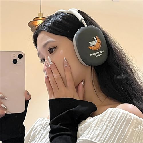 Case Compatible with AirPods Max Headphones, Cute Anime Soft TPU Astronaut Anti-Scratch Protective Ear Cup Covers Headphone Cases for Woman Kids Boy - color: Astronaut 2