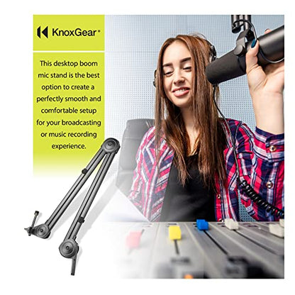 Knox Gear Microphone Stand for Yeti and Snowball (Black)