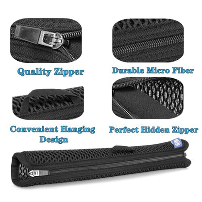 SRH440A Replacement Ear Pads Headband for Shure SRH840 Headset | Cushions with Mesh Fabric,for SRH940 SRH1540 Headset Parts-Black