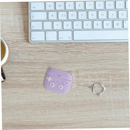 Earbud Case Covers: Silicone Earphone Protective Skin Accessories Earphone Charging Case Covers for Women Men Compatible with Airpods 3 Violet