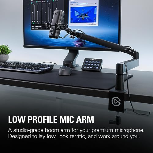 Elgato Wave Mic Arm Low Profile Microphone Boom Arm - style: Low Profile