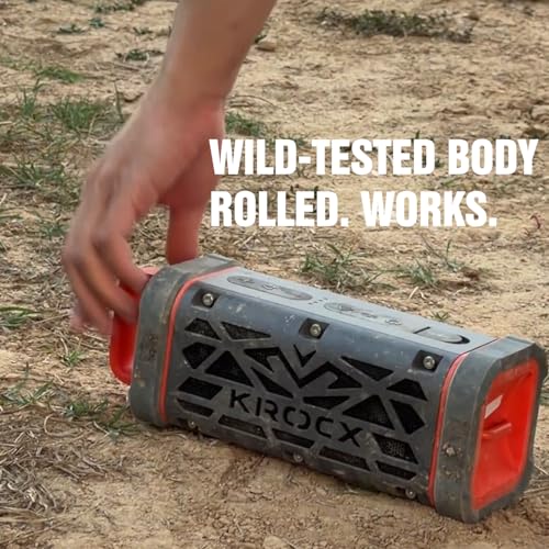TRAVOR Rugged Magnetic Portable Bluetooth Speaker for Fishing, Beach | All-Aluminum Body Magnetic Mounting for Fishing Boat, 45W Bass Boost for RV Movie Night, 25H Playtime for Camping, Marine Day