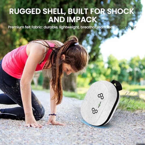 sarlar JGZ Hard Carrying Case for Meta Quest 3/Quest 3S/Oculus Quest 2, Accessories VR Headset with Original Strap, Controllers, Unique Design, Lens Cover, Portable Protection for Travel and Stroage