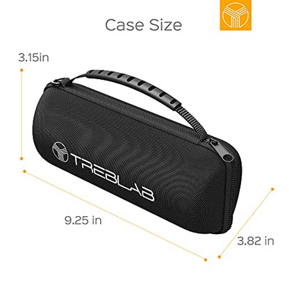 TREBLAB CB-77 - Original Carrying Case for HD77 Bluetooth Speaker | Compatible with Portable Speakers up to 3.15 x 3.19 x 7.36 in, Black