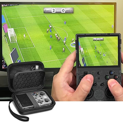 PAIYULE Travel Carrying Case for R36S RG353V RG353VS Handheld Game Console - color: Black, style: For R36s