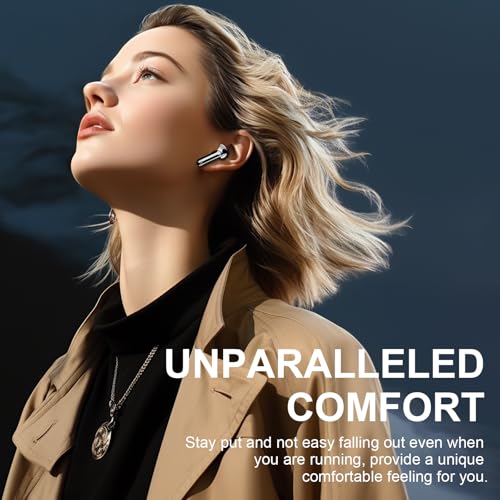 Wireless Earbuds, Bluetooth 5.4 Headphones HiFi Stereo, In-Ear Earphones | 50H Playtime Deep Bass, 4 ENC Noise Cancelling Mics for Clear Calls, IP7 Waterproof with LED Display & Fast Charging - color: Green