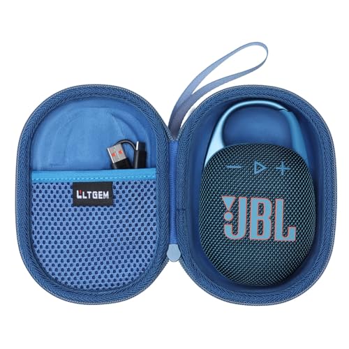 Case for JBL Clip 5/4 Ultra-Portable Waterproof Bluetooth Speaker Blue | Hard Carrying Travel Case for JBL Clip 5/4 Ultra-Portable Waterproof Bluetooth Speaker - color: Blue
