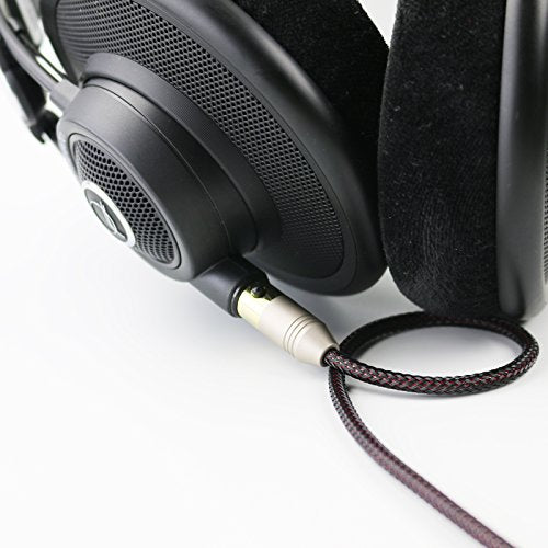 NewFantasia Replacement Audio Upgrade Cable Compatible with AKG K240, K240S, K240MK II, Q701, K702, K141, K171, K181, K271s, K271 MKII, M220, Pioneer HDJ-2000 Headphones 2meters/6.6feet - size: 2m