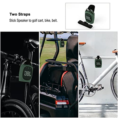 Silicone Case Compatible with JBL Clip 4 - Portable Mini Speaker Stand Up Protective Carrying Case Cover for JBL Clip 4 (Green) - color: Green