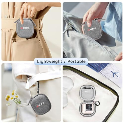 RLSOCO Carrying Case for JBL Tour Pro 2/Tour Pro 3 Wireless Earbuds (Grey) - color: Grey
