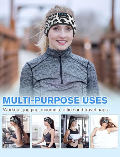 LC-dolida Sleep Headphones Bluetooth, Headband Headphones Earphones Wireless, Sleep Mask for Sleeping, Sports, Gifts, Workout, Jogging, Yoga,Insomnia, Air Travel, Meditation - color: Classic