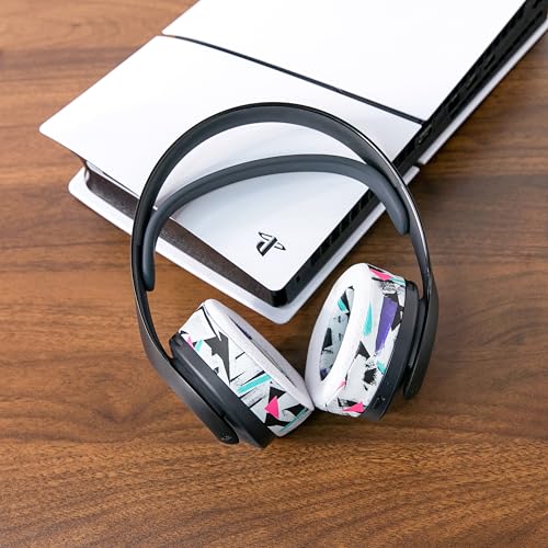 WC Freeze Pulse 3D - Cooling Gel Earpads for Sony PS5 Pulse 3D | Made by Wicked Cushions | Thicker Cushion & Wider Opening | 90's White - color: 90's White